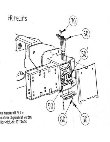 Zestaw oslony rury nosnej Bar Cargolift
