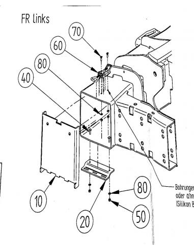 Zestaw oslony rury nosnej Bar Cargolift