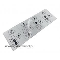 Naklejka obsługi panelu...