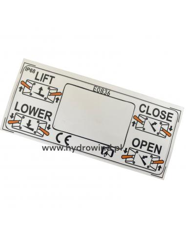 Etykieta operacyjna sterowanie reczne...