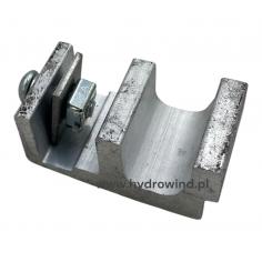 Ogranicznik aluminiowy listwy progowej Dhollandia   3 cm