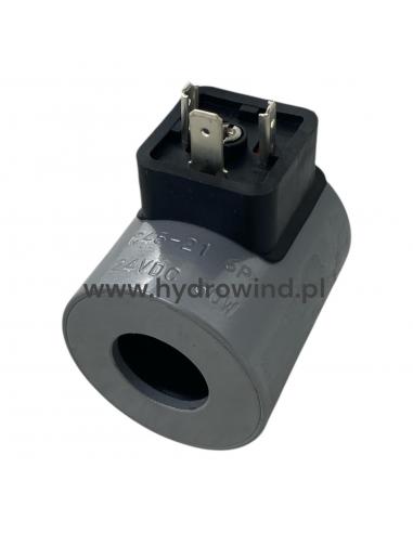 Cewka elektrozaworu fi 21x50 mm 24V DC