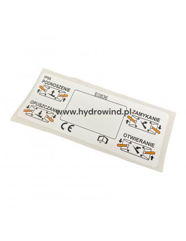 Naklejka panelu sterowania Dhollandia...