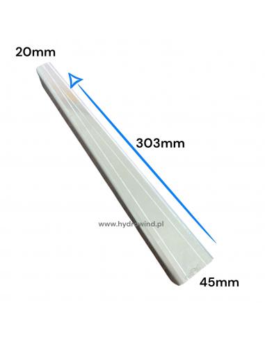 33.Narożnik aluminiowy platformy - lewy