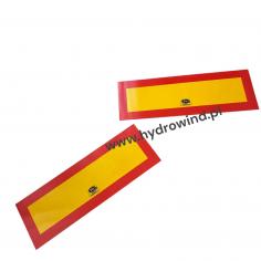 Tablica ostrzegawcza zestaw 2 szt 30x10cm
