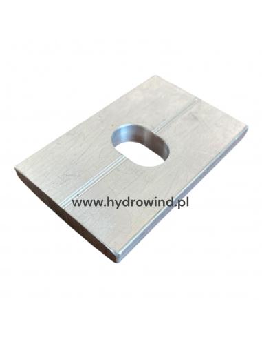 Kształtka aluminiowa do ślizgu windy...