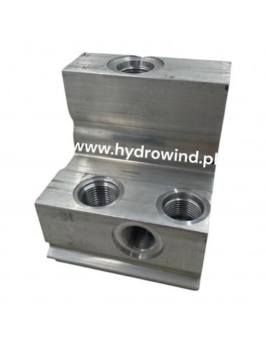 Blok zaworowy agregatu windy...