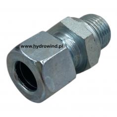 Nypel 3/8" do węży hydraulicznych Dhollandia