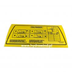 Naklejka na sterownik...