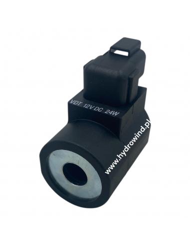 Cewka elektrozaworu 12VDC 24W fi...