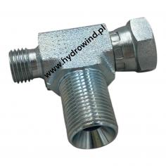 Łącznik hydrauliczny windy Zepro 1x3/8" 2x1/4" TES