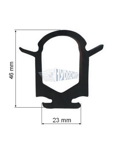 Uszczelka gumowa boczna/górna 2,5 m
