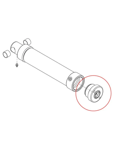 Głowica siłownika jednostronnego...