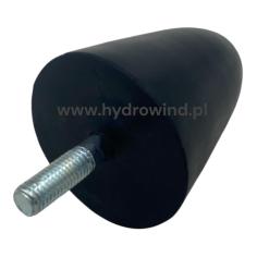 Odbój gumowy fi 75x90 mm M12