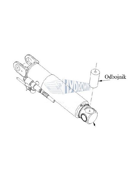 Odbojnik gumowy siłownika Bar Cargolift