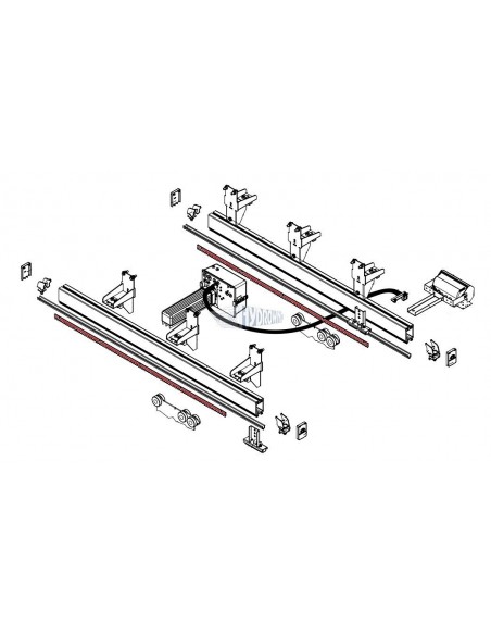 Listwa zębata 1500mm SM80