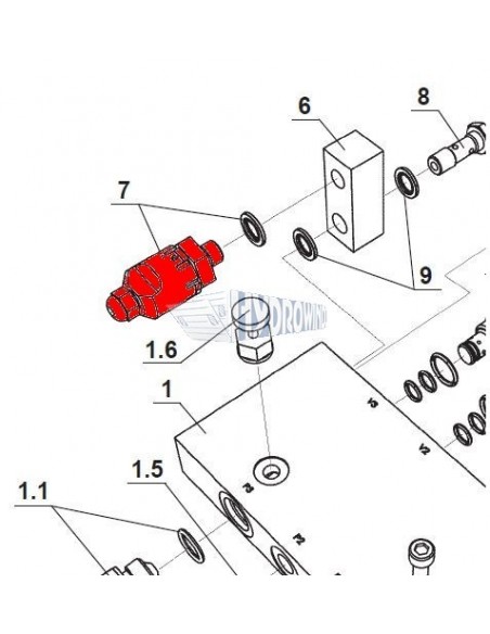 Czujnik ciśnienia Zepro 210bar