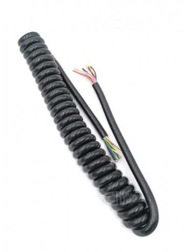 12. Przewód spiralny 12x1,5+3x2,5 / 2,5m