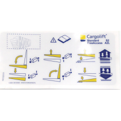 Naklejka sterowania Bar Cargolift S2 / A2L