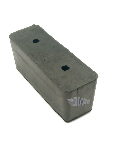 Zderzak odbój gumowy 125x43x50 mm