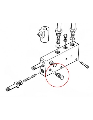 Zawór przepływu oleju windy Zepro 31850