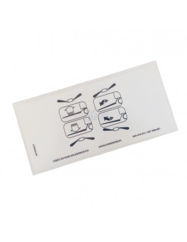 Naklejka na panel sterowania Sorensen i Bar Cargolift