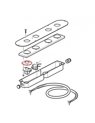 Pokrywa wyłącznika nożnego E0227