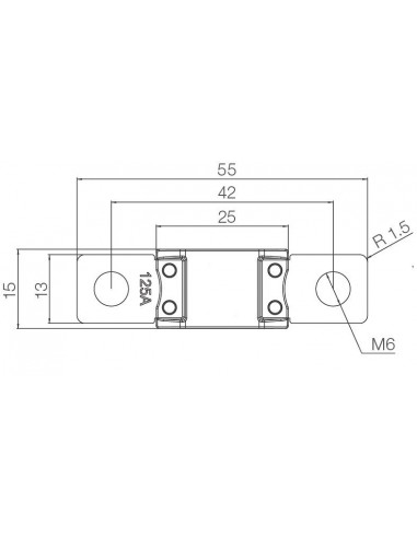 Bezpiecznik MINI Megacompact 100A