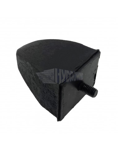 Odbojnik gumowy prostokątny.