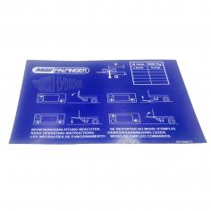 Naklejka skrzynki sterowej MBB Palfinger