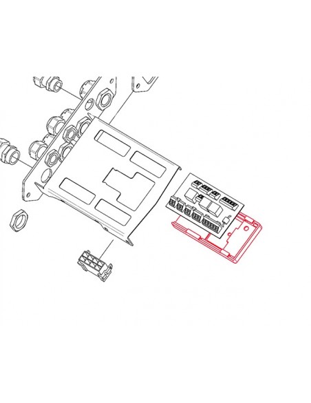 Uchwyt płytki elektronicznej Zepro
