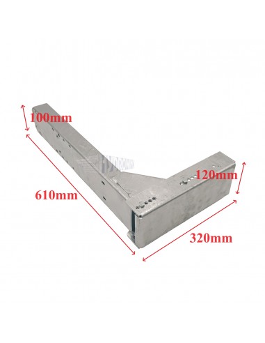 Zderzak boczny Dhollandia prawy/lewy 610x320 mm