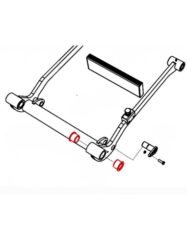 30. Tuleja rolki Zepro 30/36-28mm