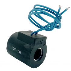 Cewka elektrozaworu 24V fi16x50 mm z przewodami