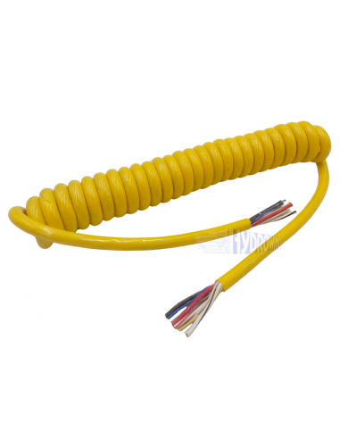 Przewód spiralny ładowania akumulatorów na naczepie