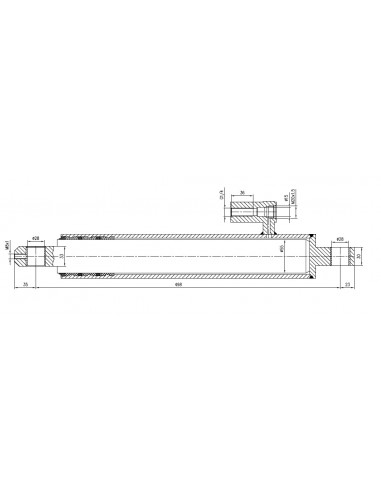Siłownik hydrauliczny MBB Hubfix fi...