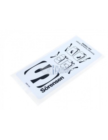 Naklejka skrzynki sterowej Sorensen