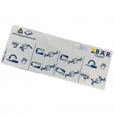 Naklejka na panel sterowania Bar Cargolift EVO R2T/R4T