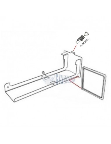 Uchwyt zamknięcie do zbiornika Zepro