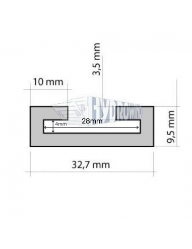 34. Profil aluminiowy 2,5 mb do...