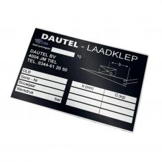 Tabliczka znamionowa windy...