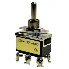 Przełącznik sześciopolowy samopowrotny I-0-I