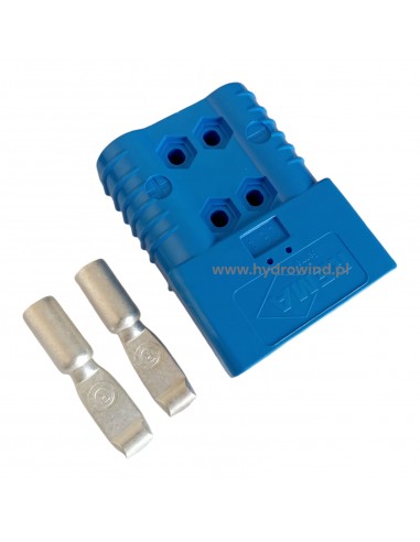 Wtyczka niebieska 2 pinowa