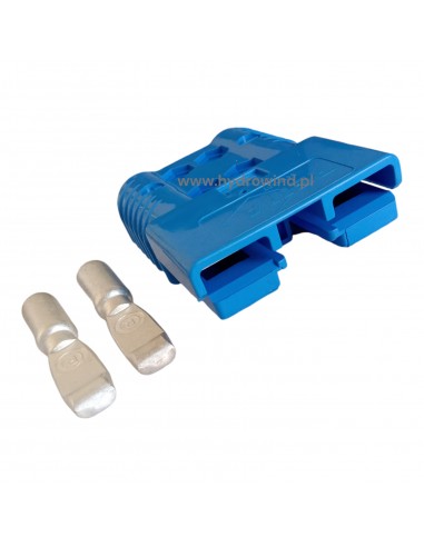 Wtyczka niebieska 2 pinowa - zasilanie