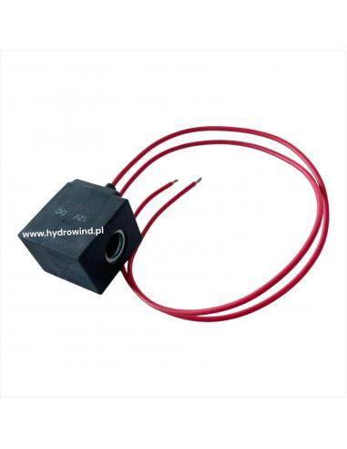 Cewka elektrozaworu 12V fi 13x39 - z przewodami