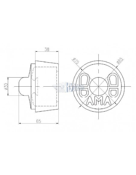 Pokrywa sterowania stopa