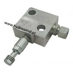 Blok zaworowy hydromotoru wysuwu Dhollandia - V151.R.Z