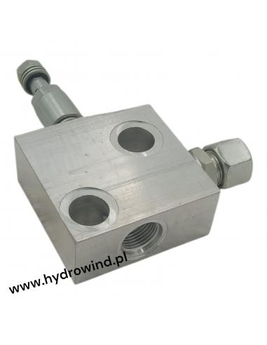 Blok zaworowy hydromotoru wysuwu...