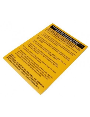 Uproszczona instrukcja obsługi podestu