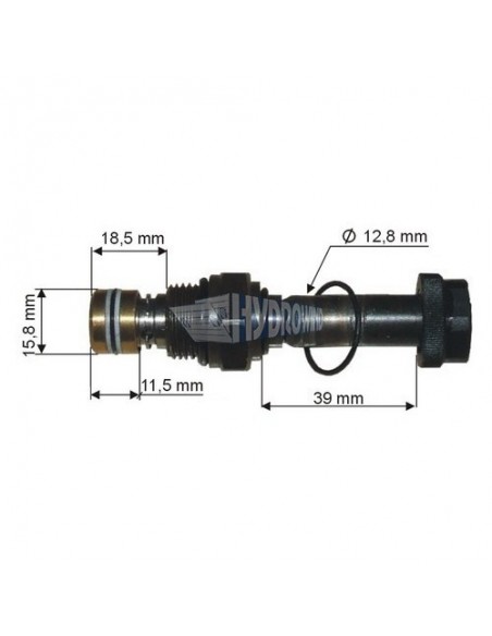 Zawór hydrauliczny 13x39, 15,8 mm x 18,5